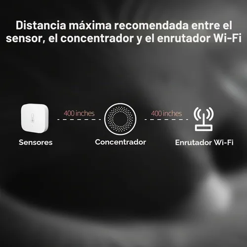 Vista 2 de Aqara - Sensor de temperatura y humedad Zigbee, termómetro inalámbrico higrómetro para automatización del hogar, monitoreo remoto, requiere Aqara