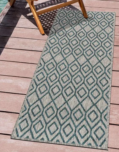 Vista 18 de Jill Zarin Outdoor Collection - Alfombra de área - Turcas y Caicos (2' 2" x 3' 1" Rectángulo Beige/Marrón)