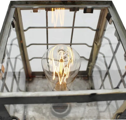 Vista 3 de Bombilla Edison retro vintage, ST38, 40 W, base E12 (pequeña), paquete de 2