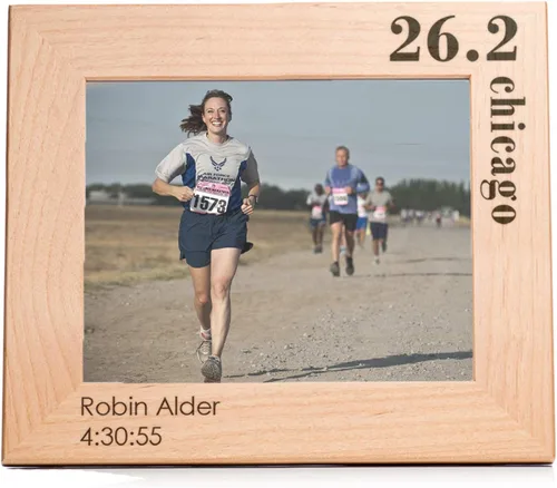 Vista 11 de Lifetime Creations Marco de fotos personalizado para corredor de maratón, regalo para maratonista, primer maratón, regalo de carrera