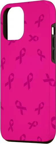 Vista 2 de Funda rosa para iPhone 12 Pro Max para concientización sobre el cáncer de mama