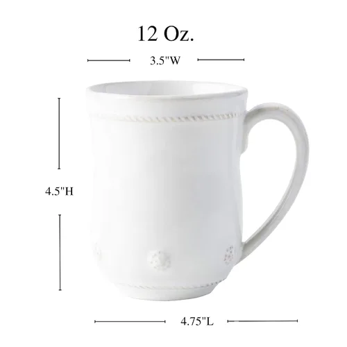 Vista 2 de Taza acampanada Berry & Thread - Whitewash