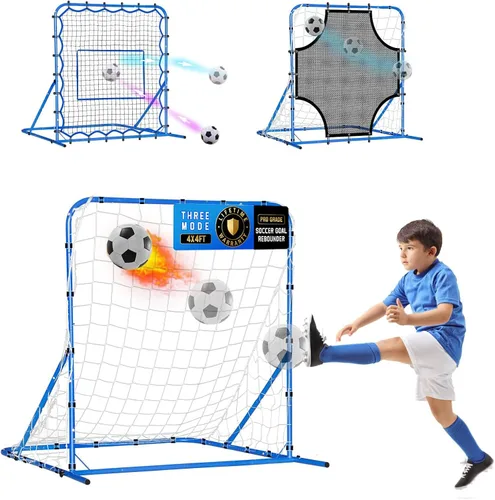 Vista 23 de Soccer Baseball Rebounder Soccer Goal Net, Volleyball Rebound Pitchback Net
