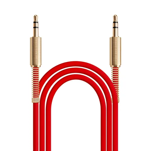 Vista 9 de JacobsParts Paquete de 2 cables auxiliares de 0.138 in 1/8 pulgadas macho a macho estéreo cable de audio auxiliar (negro)