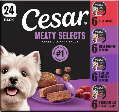 Vista 13 de Cesar Gourmet - Comida húmeda para perros, paquete de 12