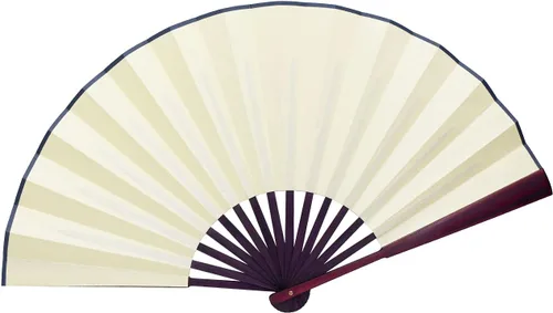 Vista 11 de Ventilador de mano plegable chino con artesanía tradicional china de 13 pulgadas