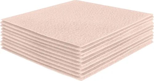 Vista 21 de FabricLA Hojas de fieltro acrílico para manualidades, cuadrados de fieltro precortados suaves de 4 x 4 pulgadas (3.9 in x 3.9 in), utiliza hojas