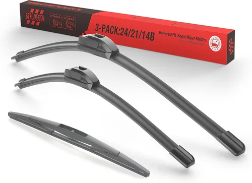 Vista 30 de BERG REGEN Escobillas limpiaparabrisas de 15"+15" con escobilla trasera de 13" - Juego de repuesto automotriz para Jeep Wrangler JK 2008 2009 2010