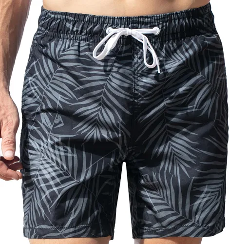 Vista 8 de Kanu Surf Men's Monaco Swim Trunks (Regular & Extended Sizes)