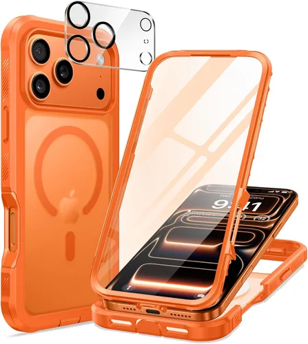 Vista 14 de seacosmo Funda para iPhone Air, Parachoques de Cuerpo Completo con Pantalla de Vidrio Templado 9H Integrada y Protector de Lente de Cámara