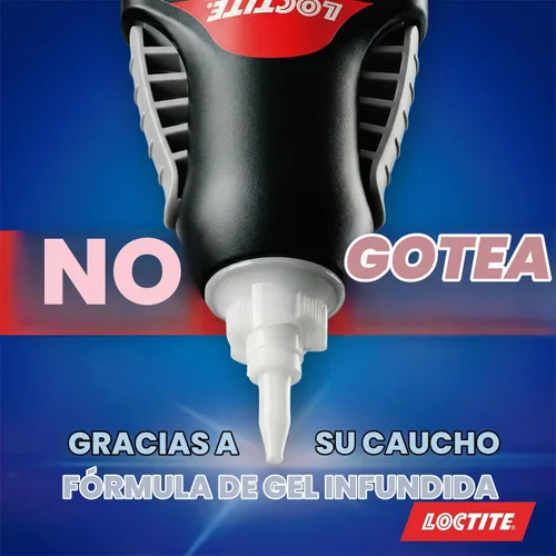 Vista 7 de Loctite Super Glue Power Flex Control, gel flexible de superpegamento, superpegamento con fórmula antigoteo para aplicaciones verticales, pegamento