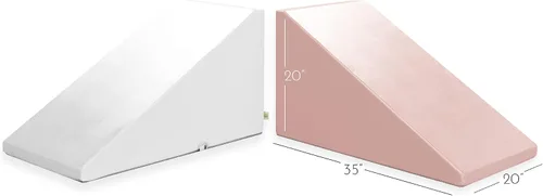 Vista 9 de Foamnasium Mega Wedge - Juego de espuma para interiores, 2 piezas para niños pequeños y activos escaladores de espuma para gatear, escalar Carmesí