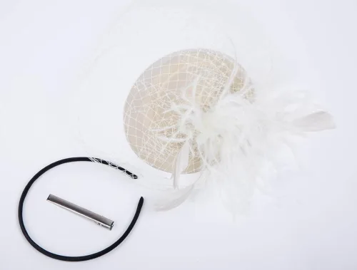 Vista 6 de Sombreros inspirados en el estilo de los años 20 y 50, sombrero pastillero, sombrero de cóctel, fiesta de té, sombrero con velo para niñas y mujeres