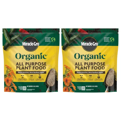 Vista 11 de Miracle-Gro Alimento orgánico para plantas multiusos, 3 libras.