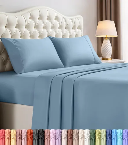 Vista 9 de Utopia Bedding - Juego de sábanas de microfibra cepillada, resistente al encogimiento y a la decoloración, de fácil cuidado, 3 piezas, tamaño Beige