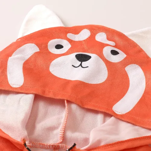 Vista 3 de Disfraz de Panda Rojo de Mei para niñas, disfraz de Panda Meilin para Halloween, disfraz de panda