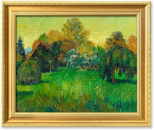 Vista 13 de IPIC - Campo de trigo con cuervos, reproducción artística de Vincent Van Gogh. Lienzo de giclée para decoración del hogar 10#F (20 x 16)