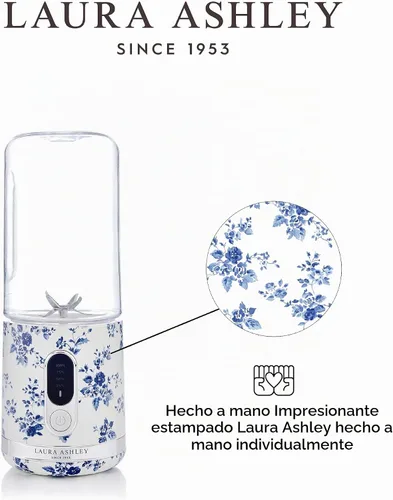 Vista 4 de Laura Ashley China Rose licuadora portátil, fabricante de batidos China Rose portátil Smoothie Maker