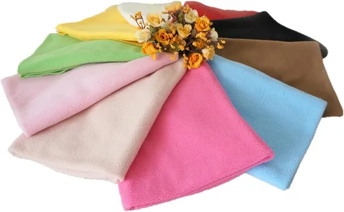 Vista 4 de RayLineDo® 10PCS 19.7 * 19.7 in Color sólido tejido polar tejido polar tela anti píldora tela patchwork poliéster felpa paño de lana para bricolaje