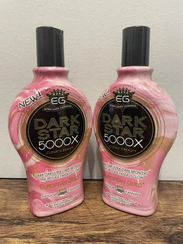 Vista 3 de Dark Star 5000X Loción bronceadora de interior para camas de bronceado, 12 onzas líquidas