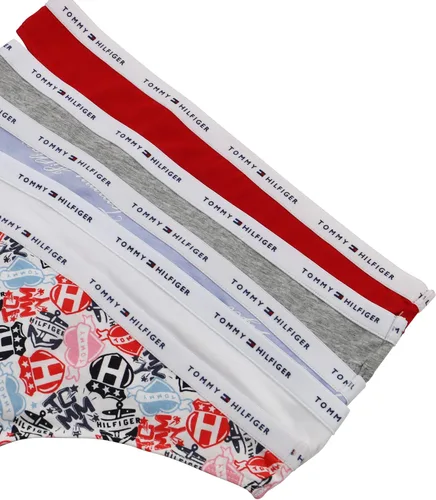Vista 2 de Tommy Hilfiger Women's Classic Cotton Logoband Thong, 5 Pack