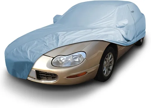 Vista 62 de iCarCover Funda de automóvil personalizada Premium para Chrysler Imperial 1957-1975, resistente, impermeable, para todo tipo de clima, lluvia Negro