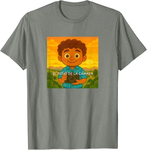 Vista 75 de Camiseta El Niño de la Cámara – Diseño Oficial del Cuento Ilustrado