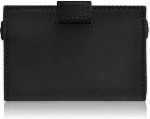 Vista 3 de Fidelo Bifold Leather Minimalist Wallet RFID Slim Wallet for Men with Money Clip
