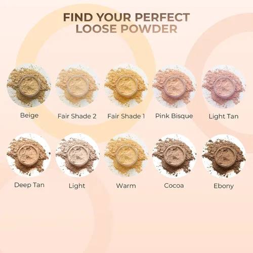 Vista 8 de Sweet Face Minerals - Recambio de polvo de base (BEIGE) (bolsa de 0.42 oz) por Sweet Face Minerals, polvo de maquillaje ligero y mineral suelto