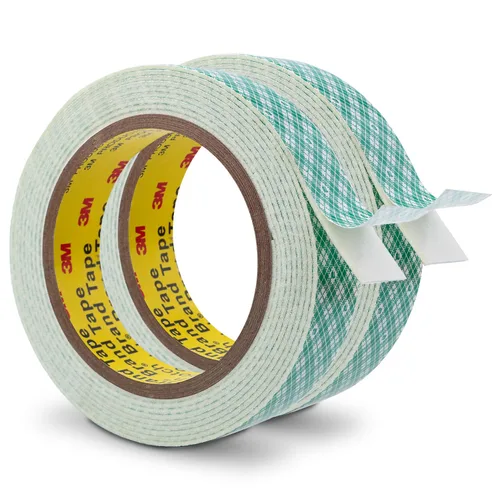 Vista 13 de Cinta de espuma de doble cara 0.39" x 10 pies Fabricada con cinta de espuma 3M de pelar y pegar Cinta de montaje Cinta de doble capa de uretano
