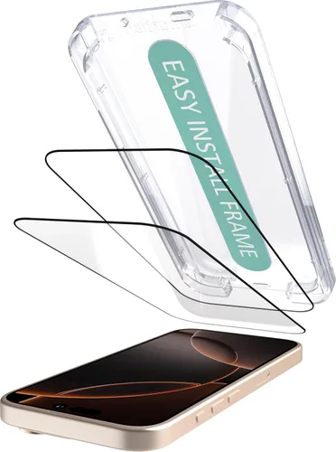 Vista 23 de Smartish® Protector de pantalla de privacidad para iPhone 17 + Cubiertas para lentes de cámara - Tuff Sheet - Paquete de 2 vidrio templado