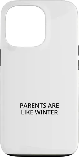 Vista 10 de iPhone 16 Parents are like winter Case