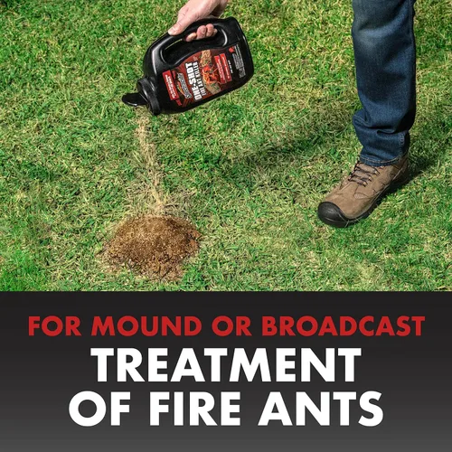 Vista 3 de Spectracide One Shot - Asesino de hormigas de fuego, cebo para hormigas de fuego, controla las hormigas de fuego durante 3 meses, 1.5 libras