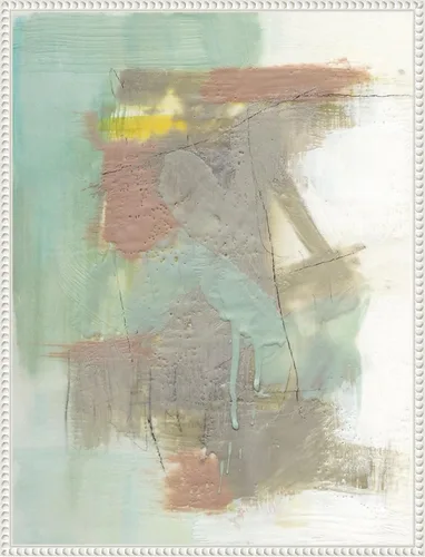 Vista 13 de Amanti Art Framed Canvas Wall Art 24x18 Retro Splash IV by Jennifer Goldberger, Framed Wall Art Canvas, Abstract Artwork, Traditional Decor, Medium