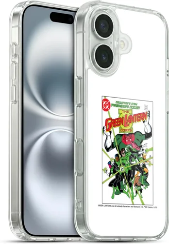 Vista 10 de Head Case Designs Funda de gel suave con licencia oficial de Green Lantern DC Comics Emerald Twilight Comic Book Cover compatible con Apple iPhone 16