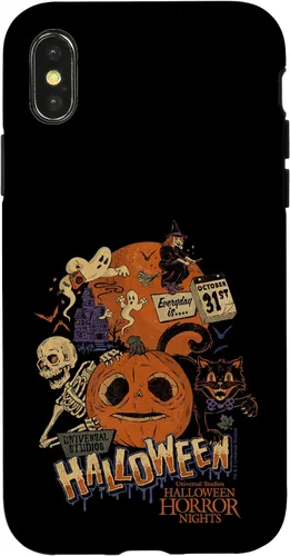 Vista 5 de Halloween Horror Nights Lil Boo - Carcasa de calabaza para iPhone 17