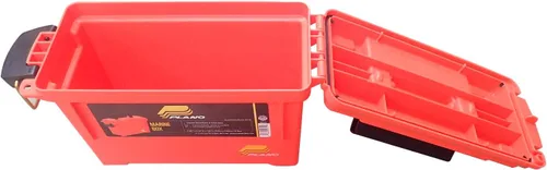 Vista 3 de Plano 1312 Caja marina de emergencia para almacenamiento en seco, naranja (paquete de 6)