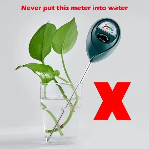 Vista 6 de Tennedriv Green Paquete de 2 medidores de humedad del suelo para plantas de casa, medidor de agua para plantas, medidor de humedad de plantas