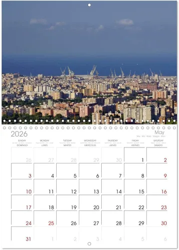 Vista 9 de Impressions from Sicily (calendario mensual de pared 2022 11.4 x 16.1 in (abierto)