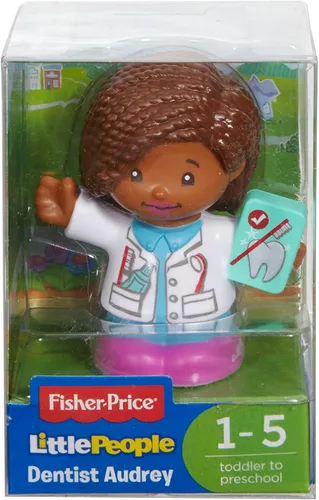 Vista 4 de Fisher-Price Little People, Blanco, azul, rosa.