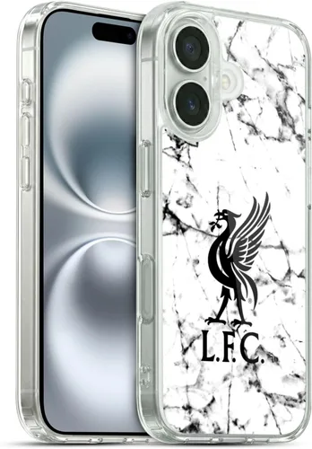 Vista 123 de Oficial LIVERPOOL Football Club 2017/18 Mármol Soft Gel Case para iPhone de Apple 7 Plus/8 PLUS Escudo negro.