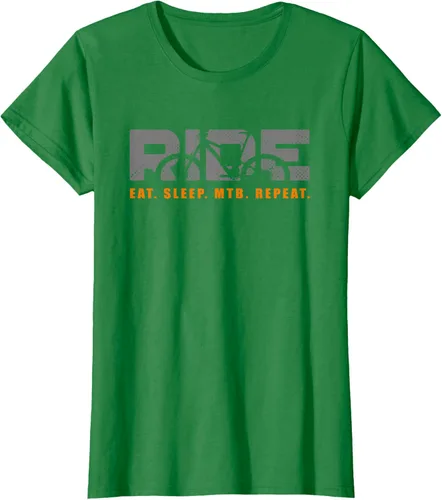 Vista 42 de Bicicleta de montaña - Camiseta MTB vintage Negro