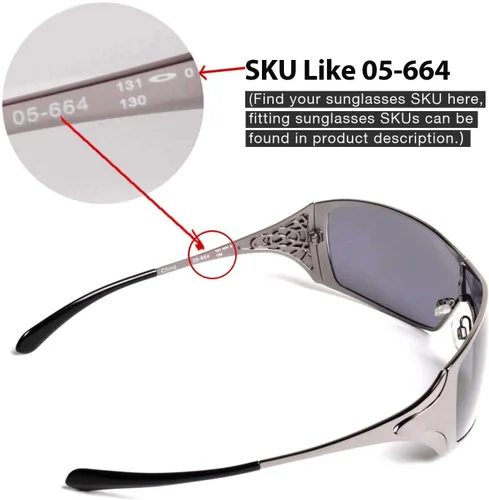 Vista 3 de Walleva Replacement Lenses for Oakley Dart Sunglasses - Multiple Options Available