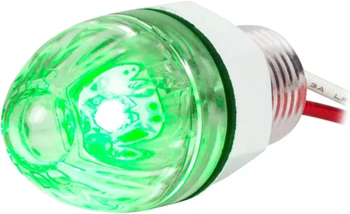 Vista 13 de GG Grand General 75390 Mini empuje/tornillo sandía ámbar/ámbar luz LED con tuerca 1 pulgada
