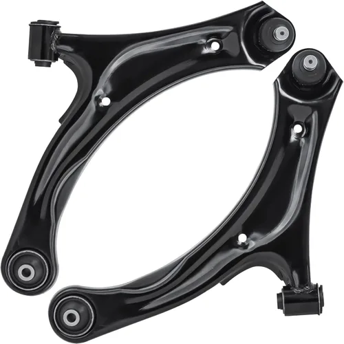 Vista 90 de Detroit Axle - 2 piezas Brazos de control superior delanteros para BMW X5 2007-2018 X6 2008-2019 Brazos de control superior con juntas esféricas