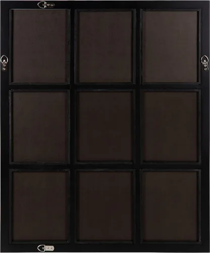 Vista 5 de Kate and Laurel Hogan Windowpane Framed Wall Mirror