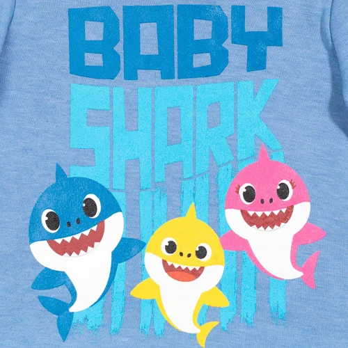 Vista 3 de Pinkfong Baby Shark - Conjunto de sudadera con capucha y pantalones de forro polar