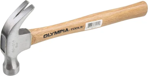 Vista 7 de Olympia Tools Martillo de garra, 60-014, 8 onzas, plateado