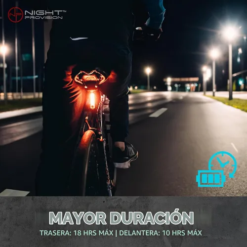 Vista 4 de BX-500 Powerful USB-C Bike Lights Front & Back – New 500 Lumens LED - Bicycle Headlight & Taillight Set – USBC Rechargeable – Waterproof - Safety