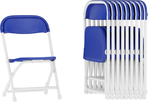 Vista 13 de Flash Furniture Paquete de 2 sillas plegables de plástico negro para niños